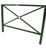 Fence with Saint Andre cross 1630 x 1100 mm - Green (RAL 6009)