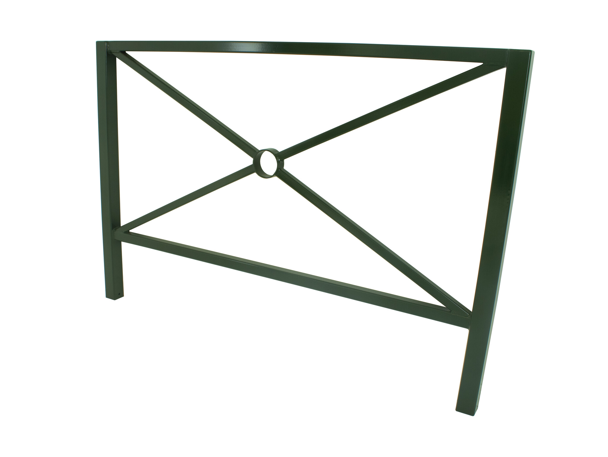 Fence with Saint Andre cross 1630 x 1100 mm - Green (RAL 6009)