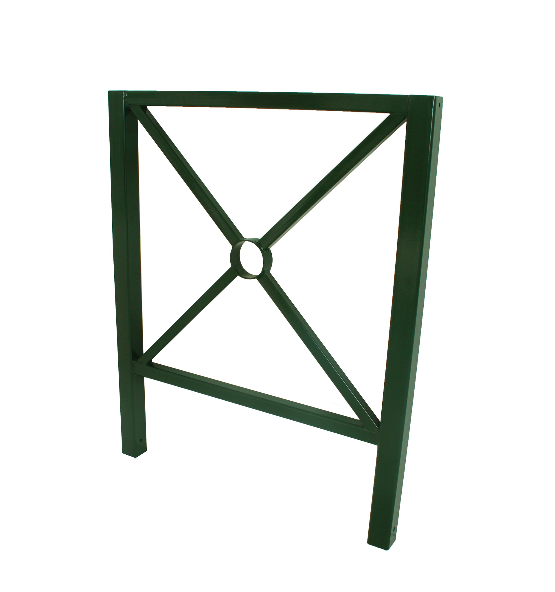 Fence with Saint Andre cross 900 x 1100 mm - Green (RAL 6009)