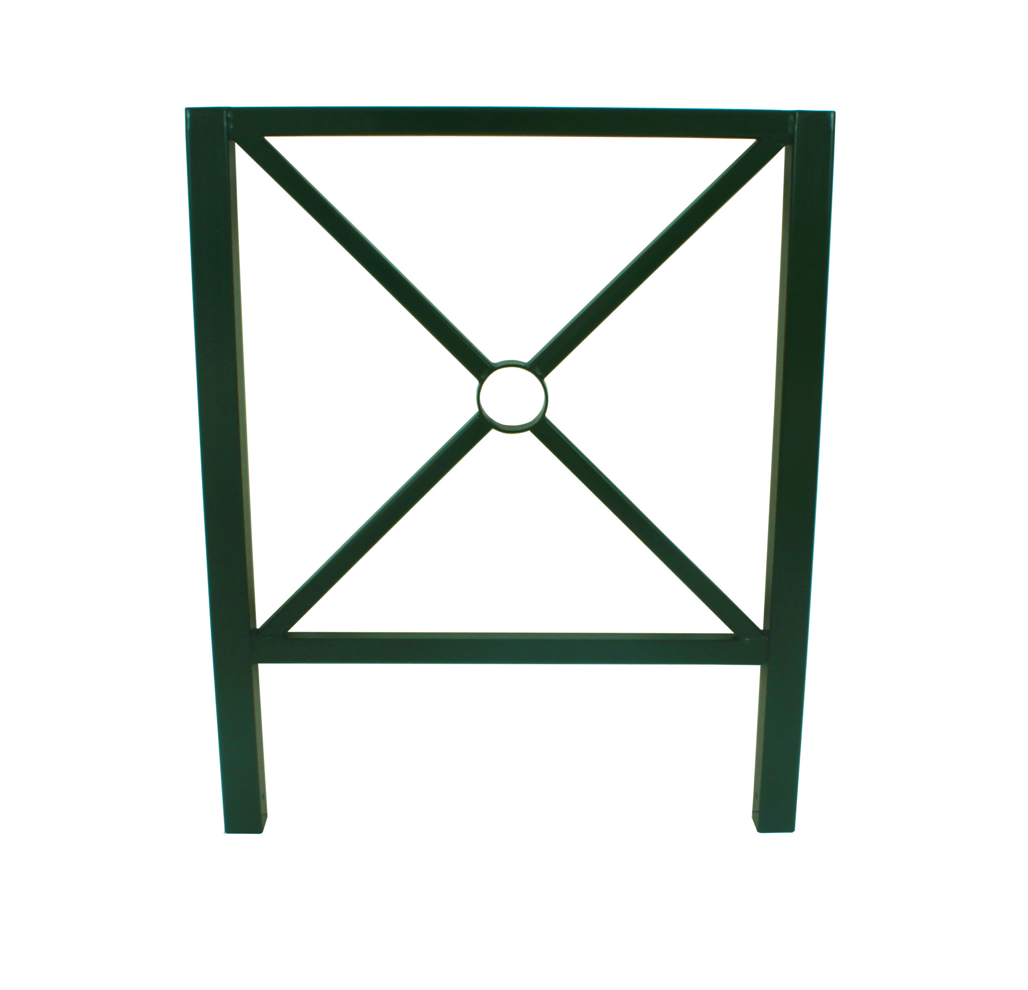 Barrière Croix St-André - 900 x 1100 mm - Vert (RAL 6009)