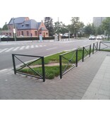 Barrière Croix St-André - 900 x 1100 mm - Vert (RAL 6009)