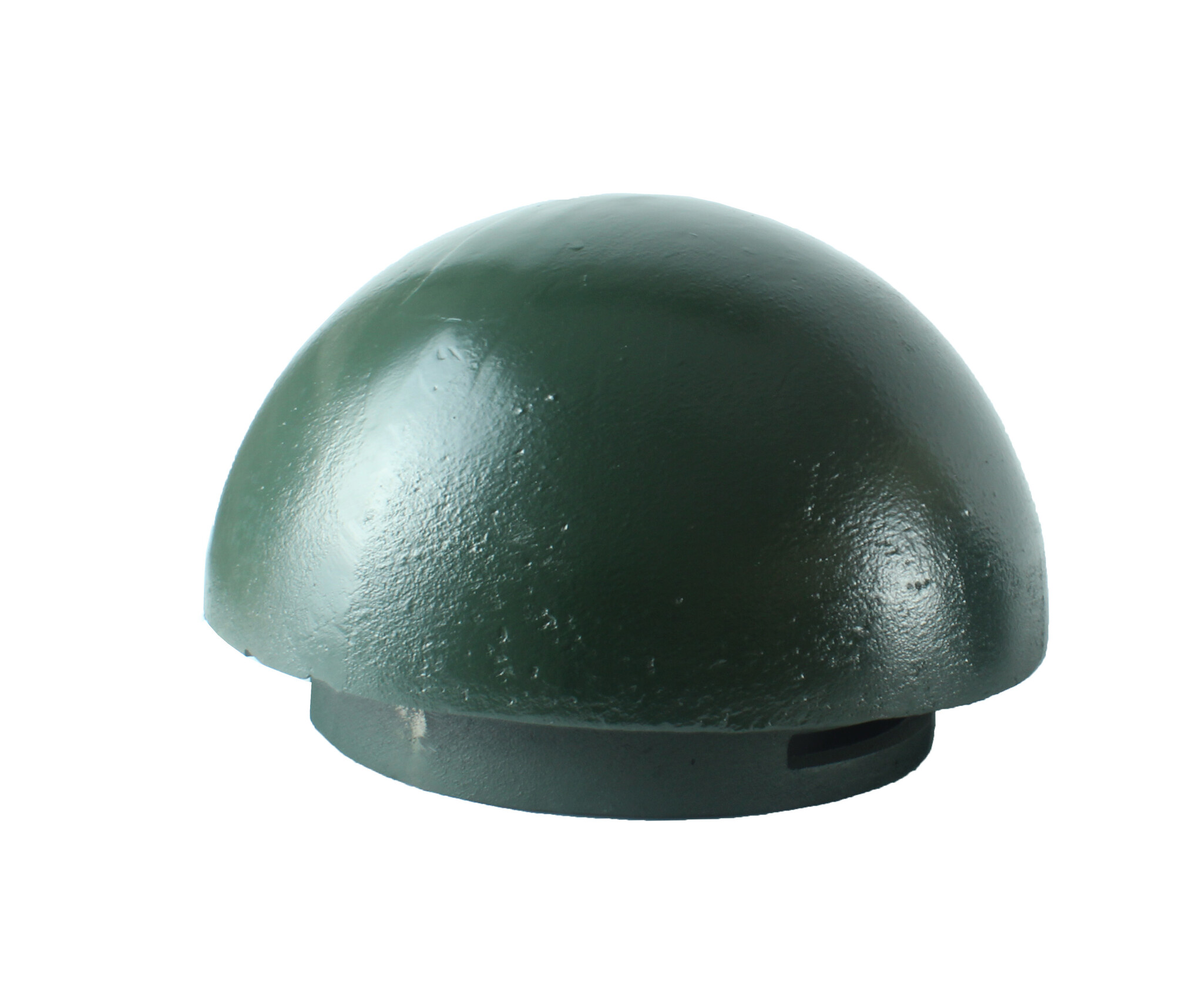 Uitneembare halve bol in gietijzer - RAL 6009