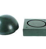 Removable cast iron hemisphere - RAL 6009