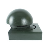 Removable cast iron hemisphere - RAL 6009