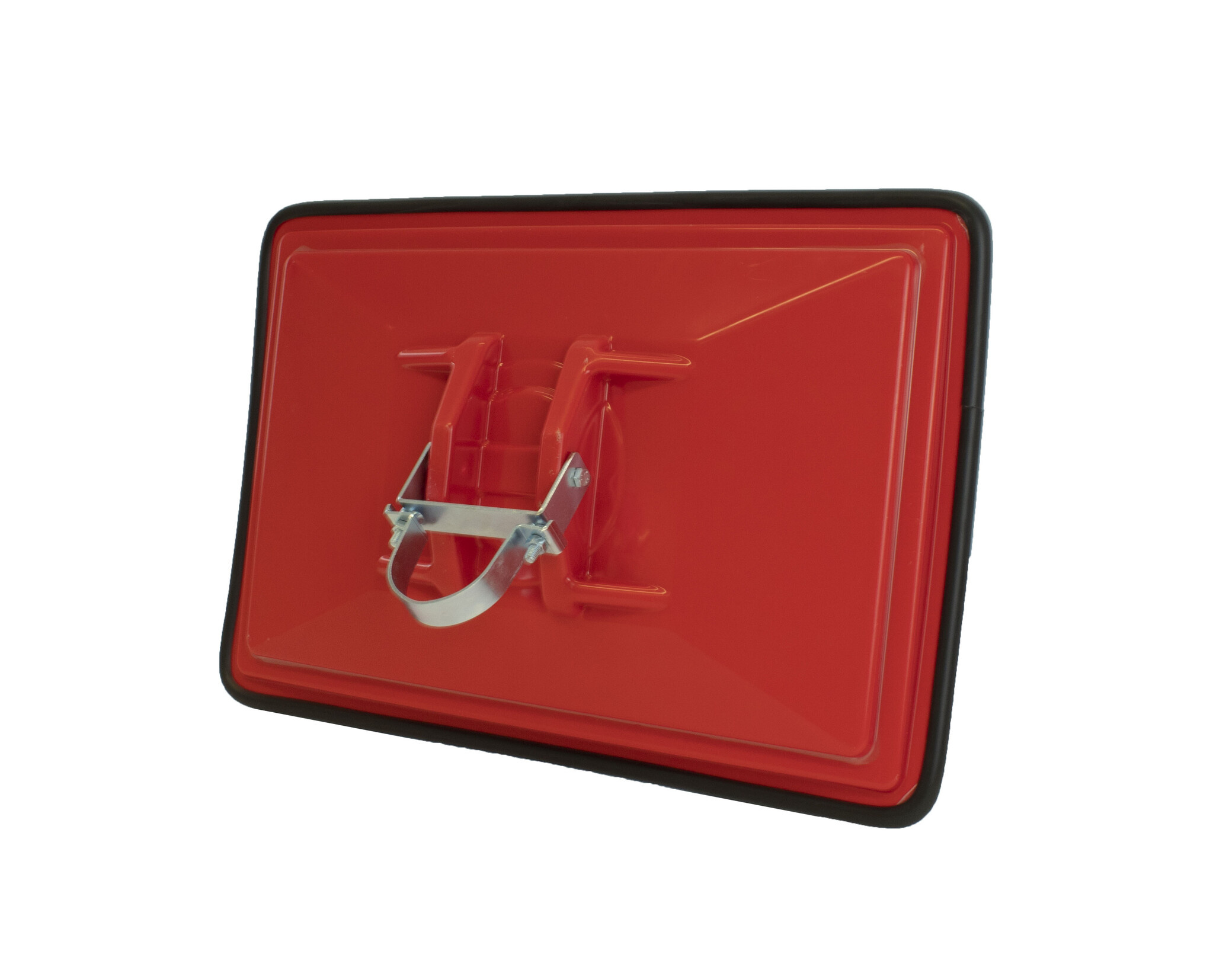 Mirror for industry 400 x 600 mm - black frame