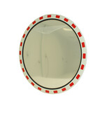 Miroir de circulation 'Traffic deluxe' Ø800 mm - rouge/blanc