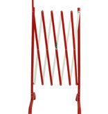 Recht vouwhek rood/wit - 230 cm