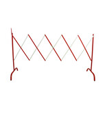 Straight foldable fence red/white - 230 cm