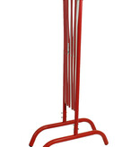 Recht vouwhek rood/wit - 230 cm