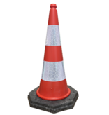 Verkeerskegel 75 cm 'ECO FOOT' - goedkoop en milieuvriendelijk