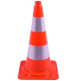 Traffic cone 30 cm PVC - highly flexible + Class 2