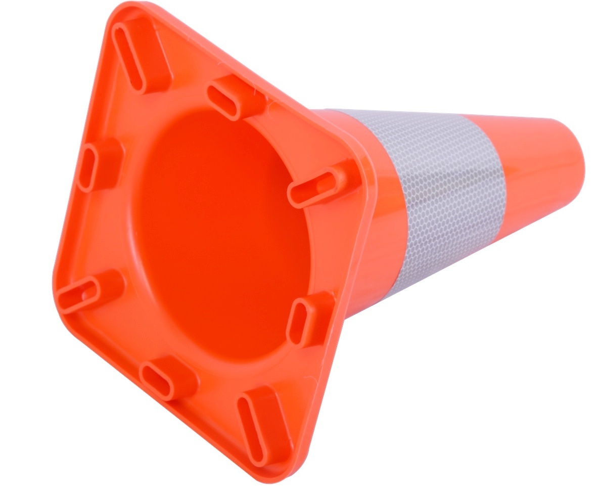 Traffic cone 50 cm PVC - highly flexible + Class 2