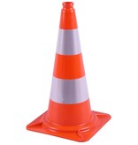 Cône de signalisation 50 cm PVC - très flexible + Classe 2