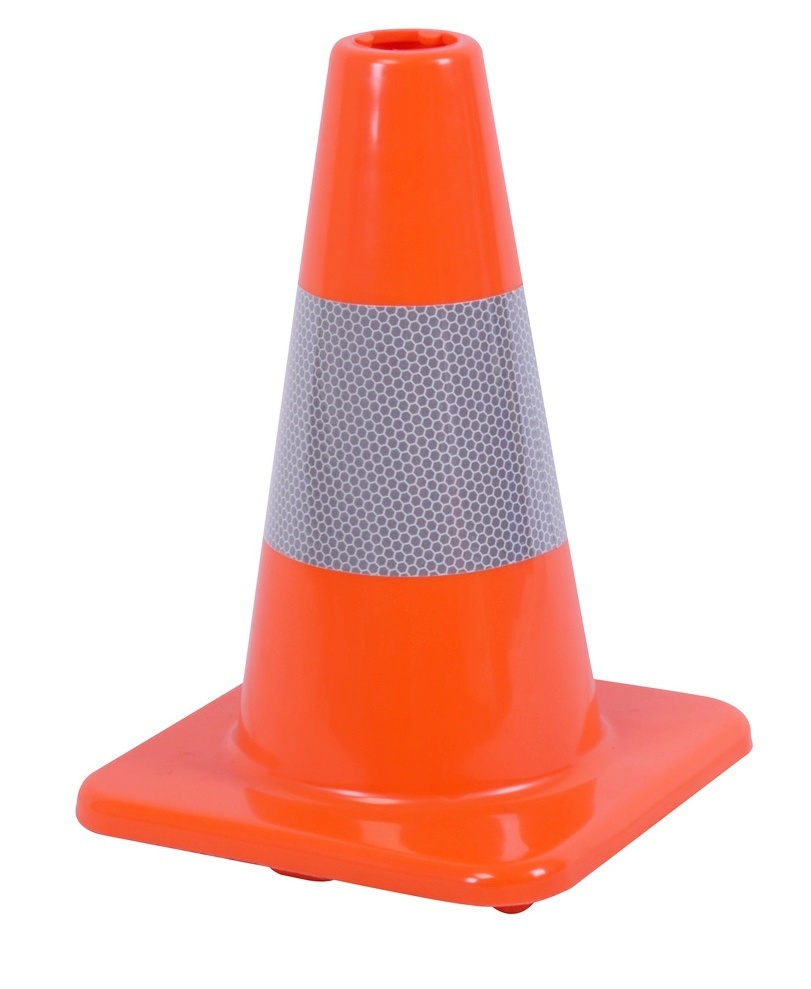 Verkeerskegel 75 cm PVC - zeer flexibel + Klasse 2