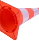Cône de signalisation 75 cm PVC - très flexible + Classe 2
