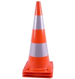 Verkeerskegel 75 cm PVC - zeer flexibel + Klasse 2