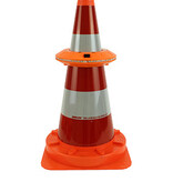 LED cone light 360°  Multicolour rechargeable + syncable