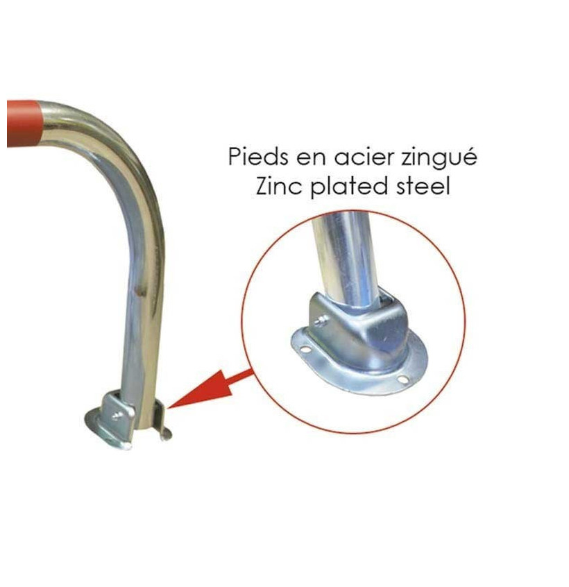 Arceau de parking économique Ø 50 mm avec serrure cylindrique