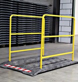 Construction site footbridge - without handrail