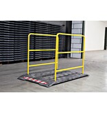 Construction site footbridge - without handrail