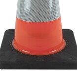 Cône de signalisation 30 cm PU - flexible et doux avec socle lesté