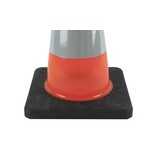 Cône de signalisation 30 cm PU - flexible et doux avec socle lesté