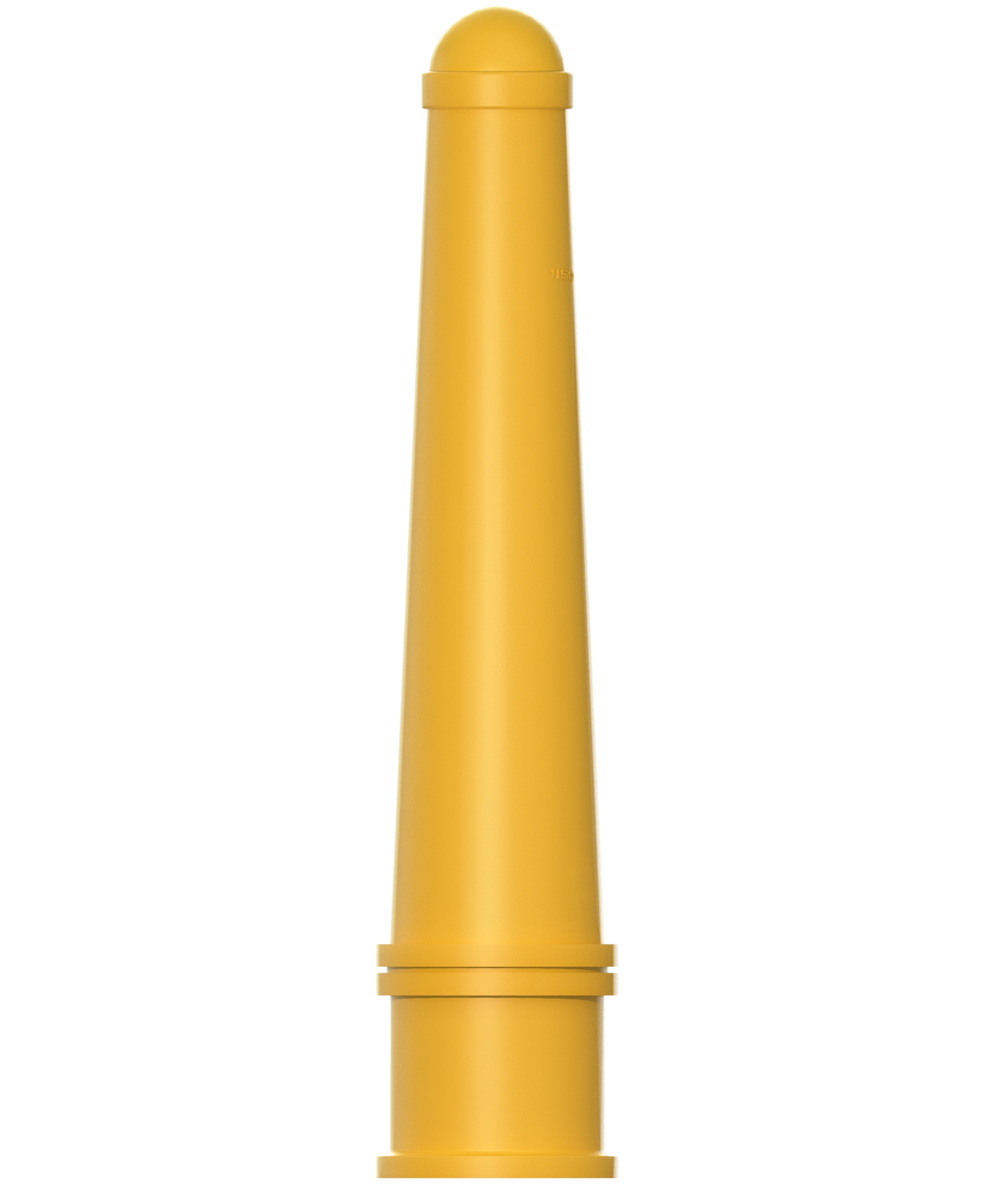 Flexible bollards with shape memory type "Amsterdam" to be cast concreted