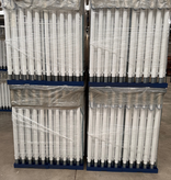 Werfhek Euro 2 Barrier - rood-wit - 1110 x 2150 mm + RA1 - Klasse 1