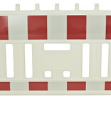 Werfhek Euro 2 Barrier - rood-wit - 1110 x 2150 mm + RA1 - Klasse 1