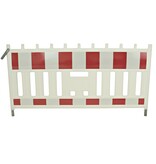 Werfhek Euro 2 Barrier - rood-wit - 1110 x 2150 mm + RA1 - Klasse 1