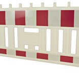 Werfhek Euro 2 Barrier - rood-wit - 1110 x 2150 mm + RA1 - Klasse 1