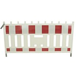 Barrière de chantier Euro 2 Barrier rouge-blanc - 1110 x 2150 mm + RA2 - Classe 2