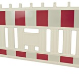 Werfhek Euro 2 Barrier - rood-wit - 1110 x 2150 mm + RA2 - Klasse 2