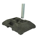Base for temporary traffic signs flat 18 kg