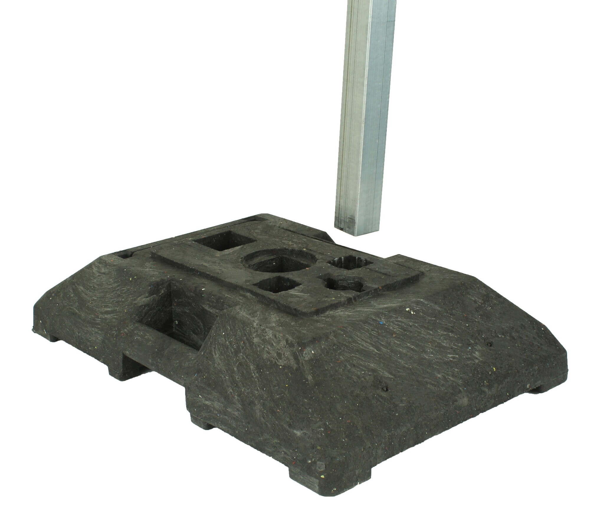 Base for temporary traffic signs flat 18 kg
