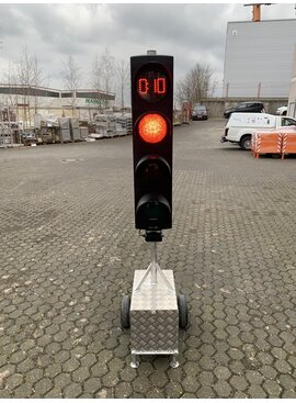 Tijdelijk verkeerslicht Berghaus MPB 1400 met aftelklok