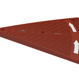 Rubber roundabout Ø 300 x 10 cm from red vulcanised rubber