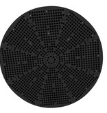 Rubber roundabout Ø 300 x 10 cm from red vulcanised rubber