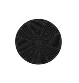Rubber roundabout Ø 300 x 10 cm from red vulcanised rubber
