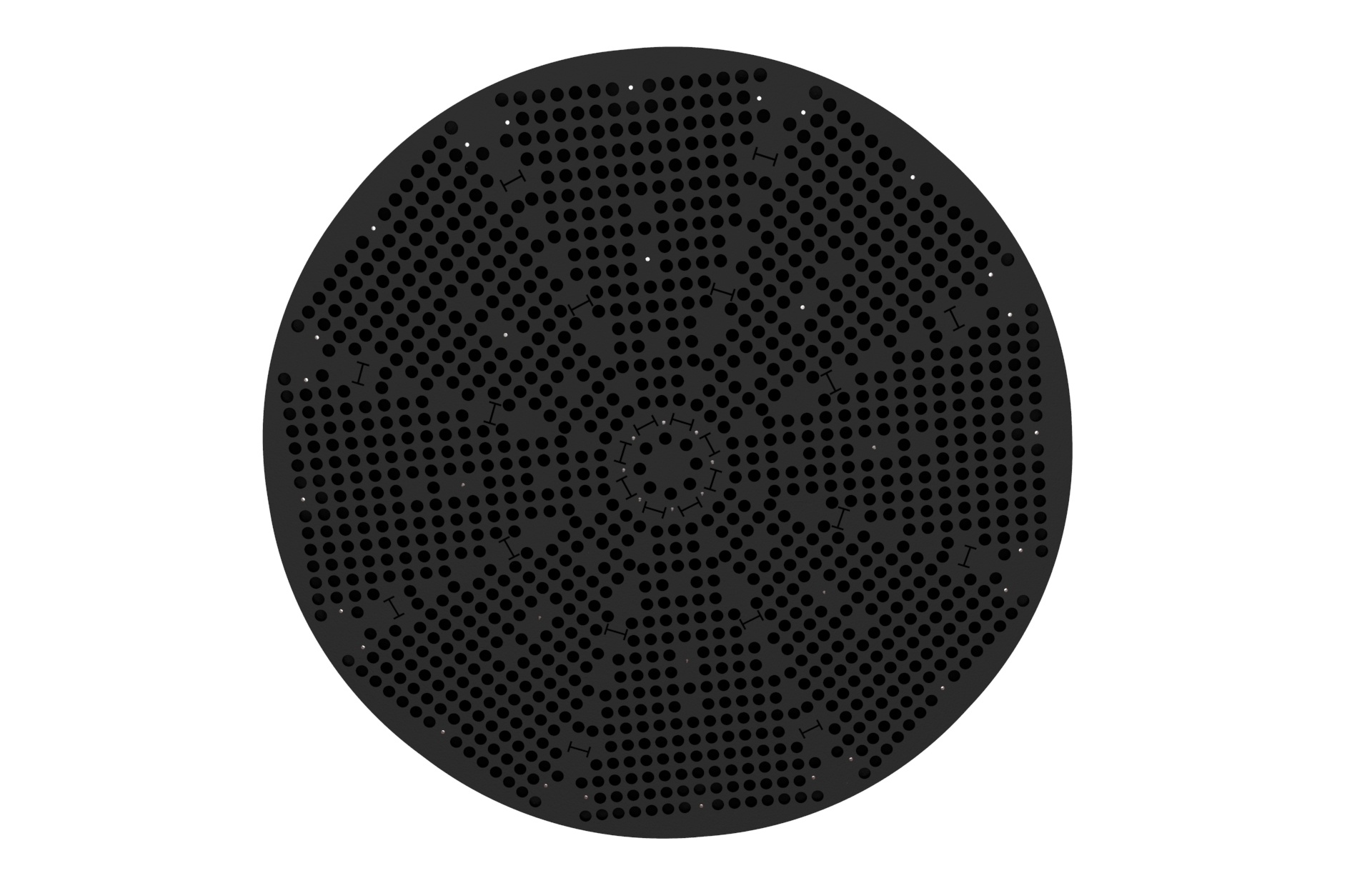 Rubber roundabout Ø 300 x 10 cm from red vulcanised rubber