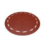 Rubber roundabout Ø 300 x 10 cm from red vulcanised rubber