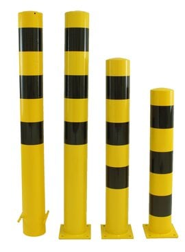 Collision protection bollards
