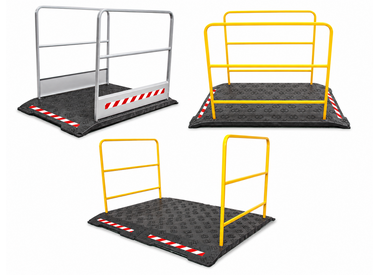 Temporary pedestrian bridge