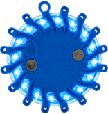 Case with 6 rechargeable blue LED rotorlights - magnetic