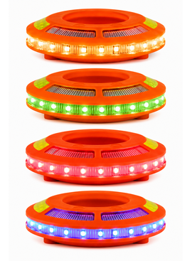 LED cone light 360°  Multikleur oplaadbaar + synchroniseerbaar