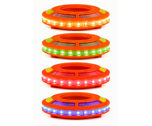 LED cone light 360°  Multicolore rechargeable + synchronisable
