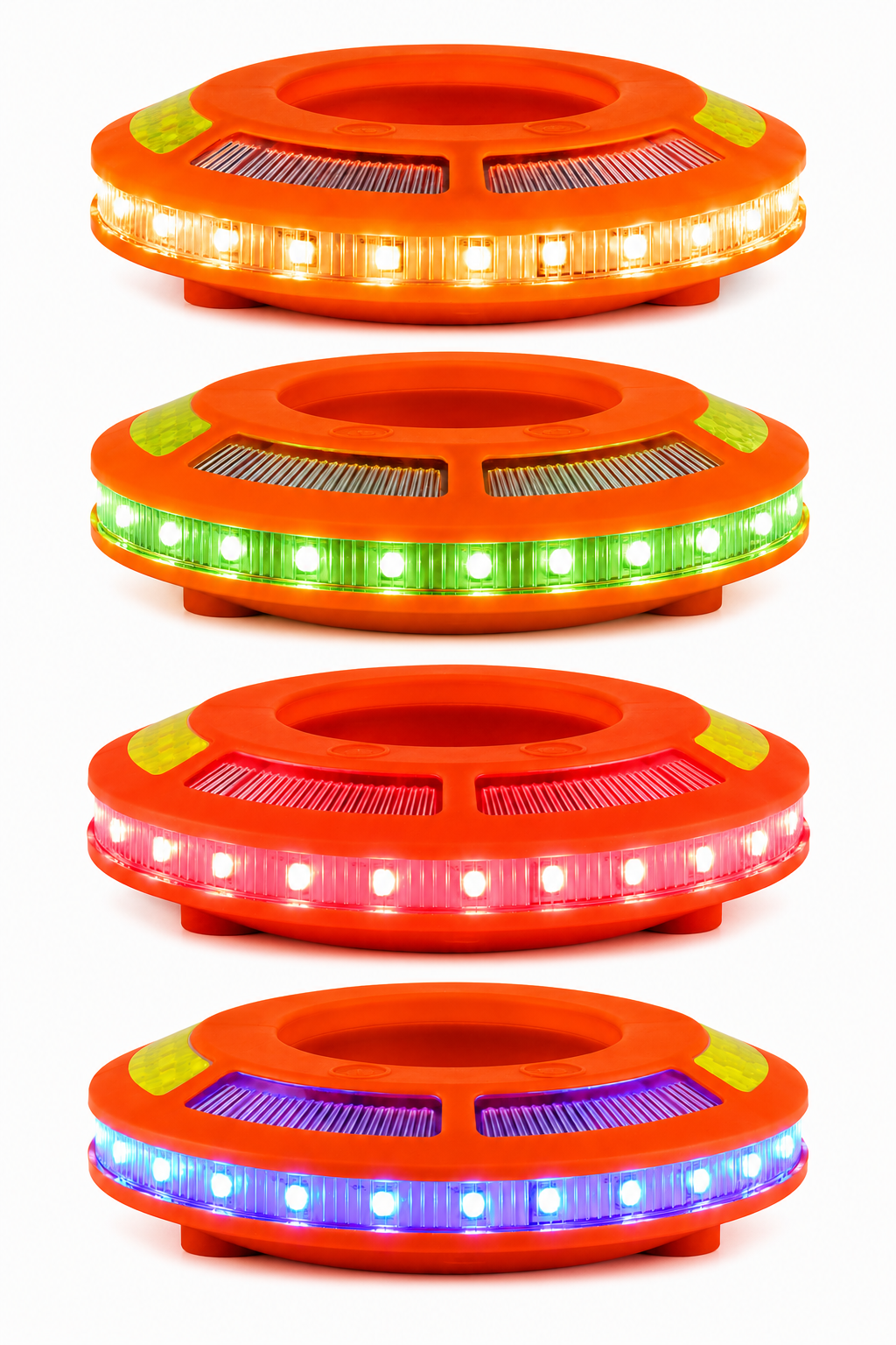 LED cone light 360°  Multikleur oplaadbaar + synchroniseerbaar