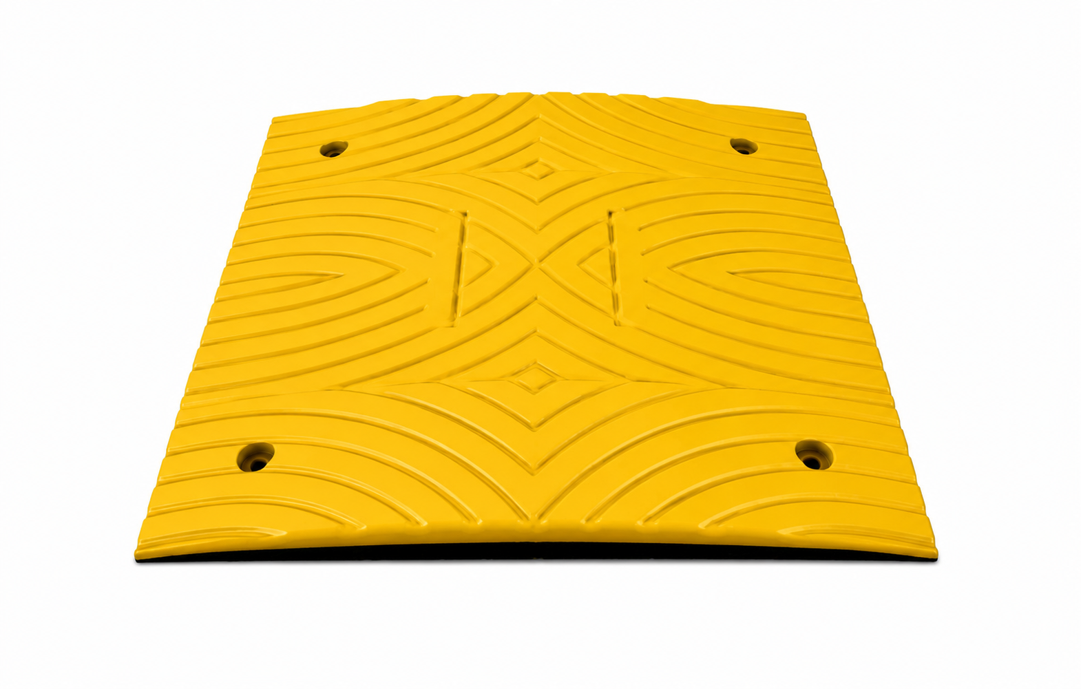 Traffic speed bump 'SLOWLY' - 3 cm - for industrial sites and car parks