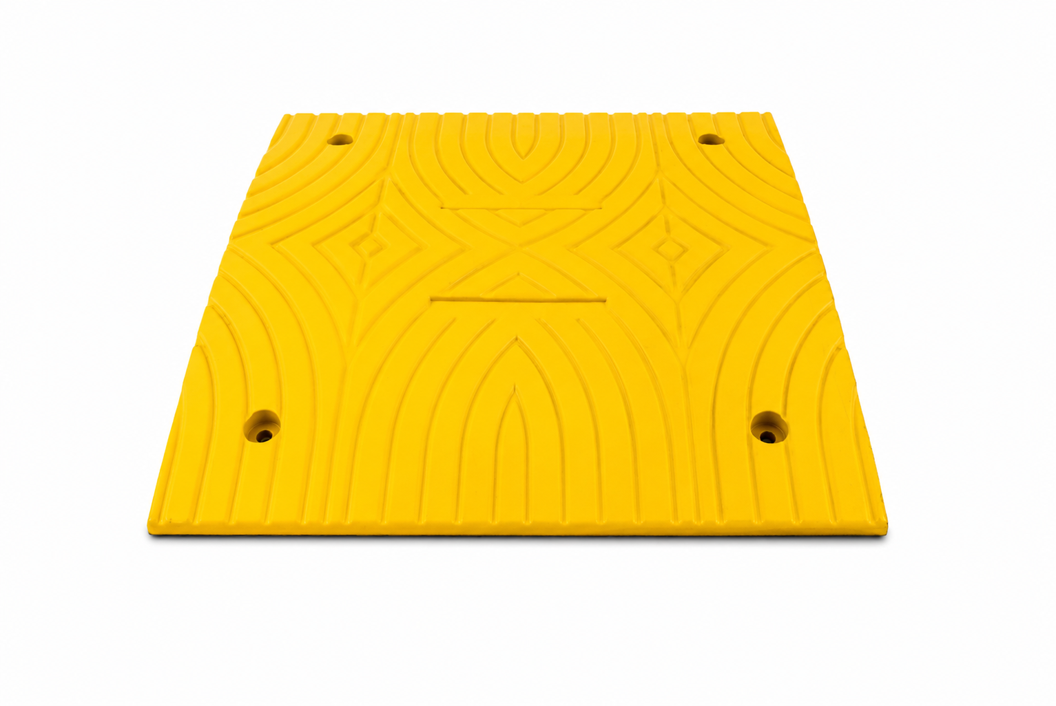 Traffic speed bump 'SLOWLY' - 3 cm - for industrial sites and car parks