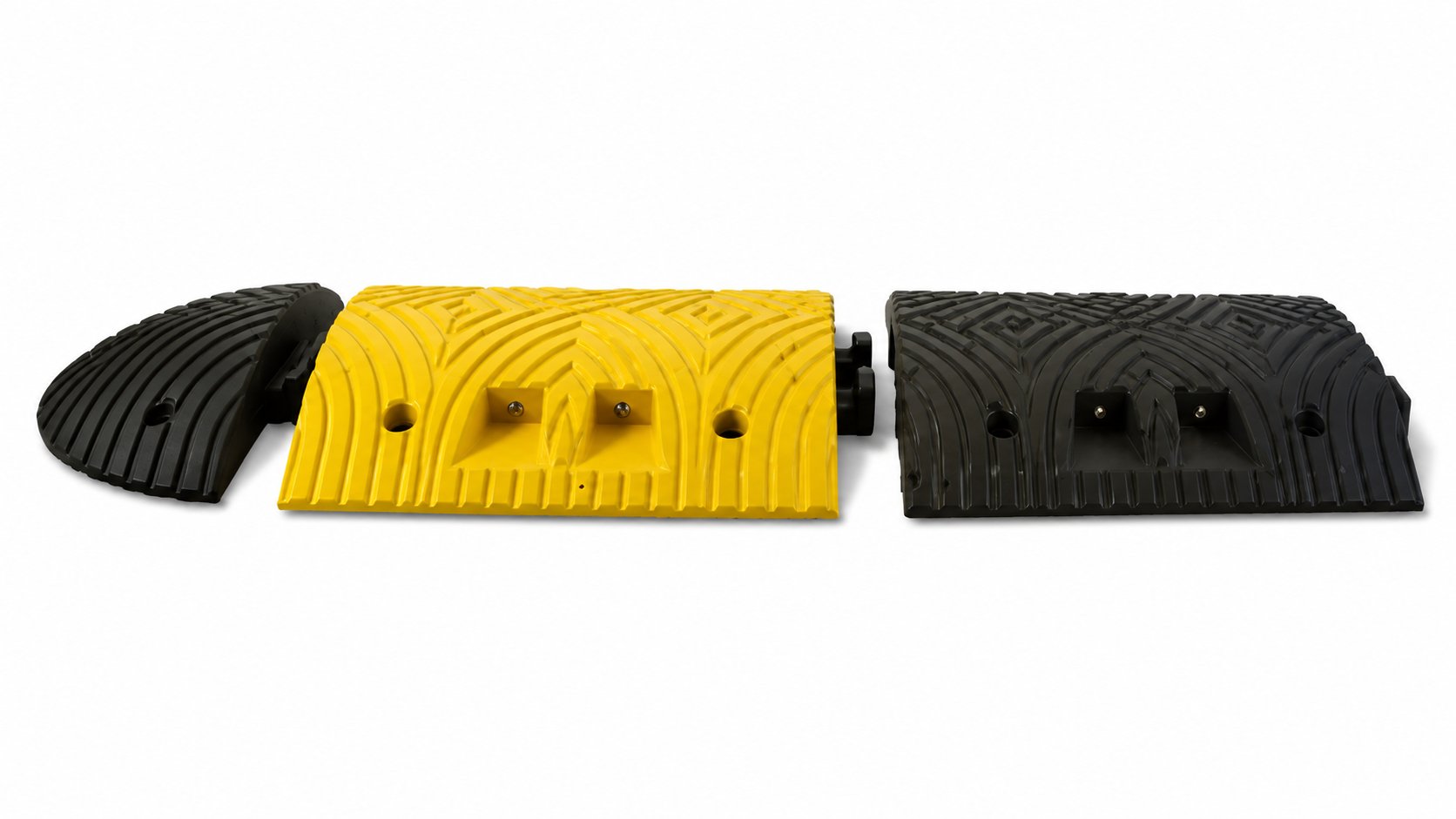 Verkeersdrempel 'SLOWLY' - 7 cm  - voor personen- en vrachtwagens